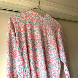 Long sleeve floral shirt